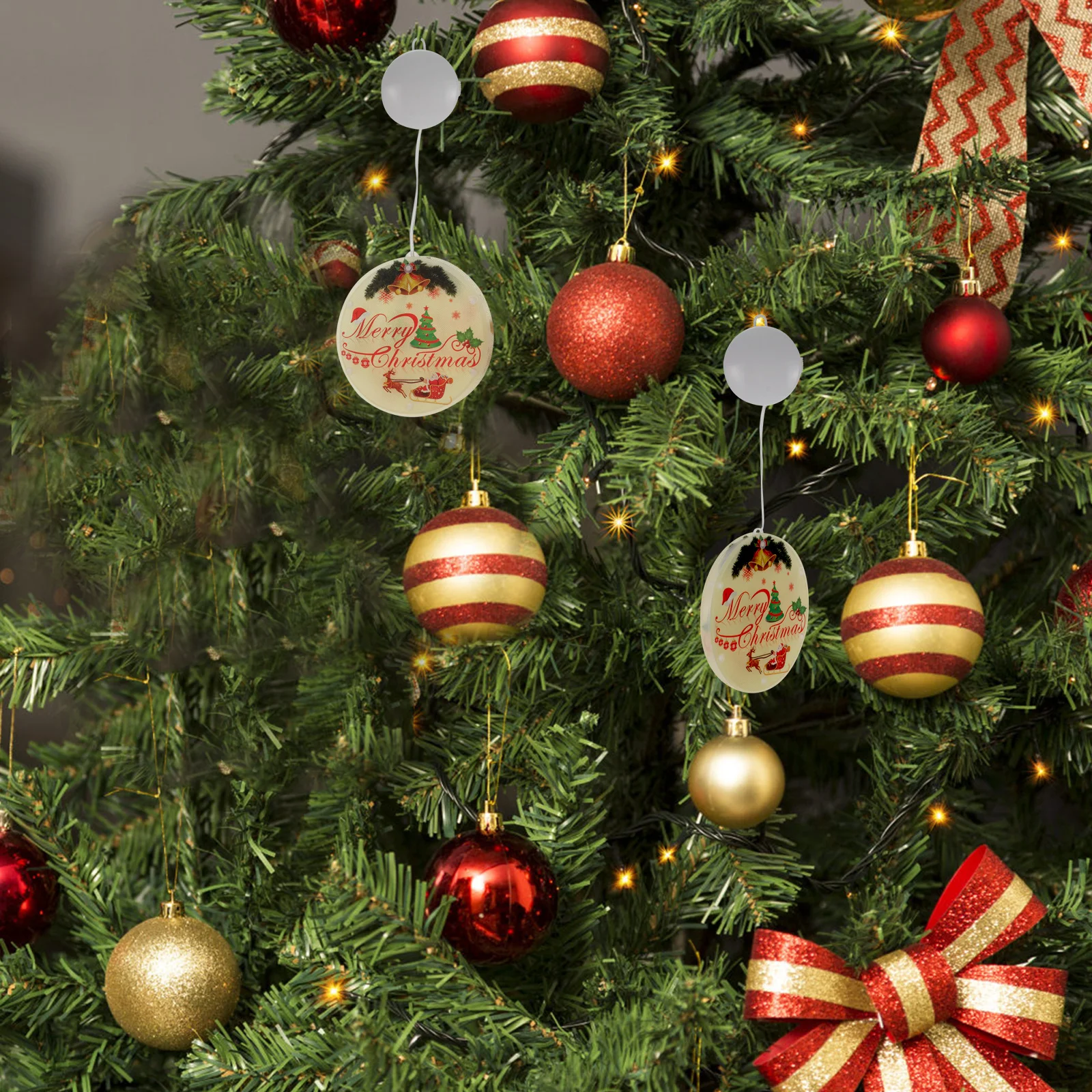 

2Pcs Xmas Suction Cup Decor Lights Creative Christmas Party LED Lamps Christmas Lamp Ornament Xmas LED Lights Suction Cup Lamp