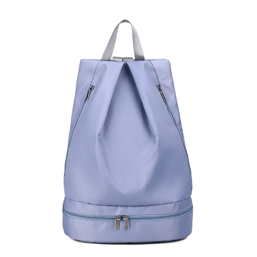 Lightweight Wet Dry Separation Fitness Bag Foldable Waterproof Swimming Backpack Shoe Compartment Portable Travel Duffel Bag Gym