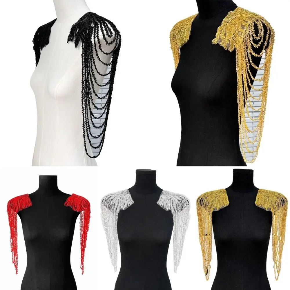 

Аксессуары для косплея: Ретро-цепочка на плечо с аппликацией, пайетками, бисерной вышивкой, заклепками и кисточками