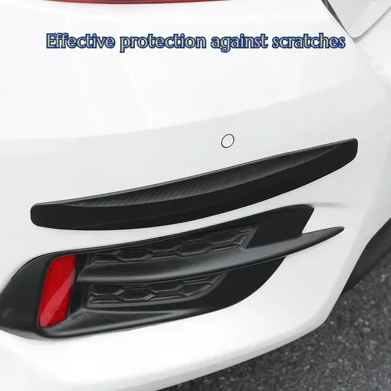 2pcs Bumper Anti-Collision Strip, Anti-Scratch Strip Car Decorating Trim Car Door Protector Universal for Cars SUV Pickup Truck