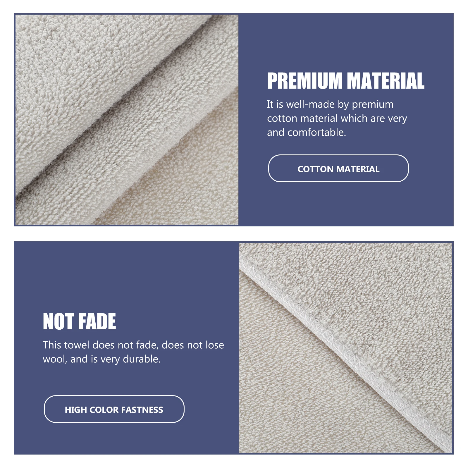 

Thickened Absorbent Towel Cotton Washcloth Towels Bath Washcloths Facial Hand Skin Friendly