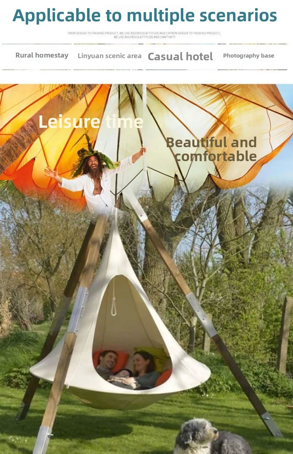 Waterproof Hanging Hammock Chair 6