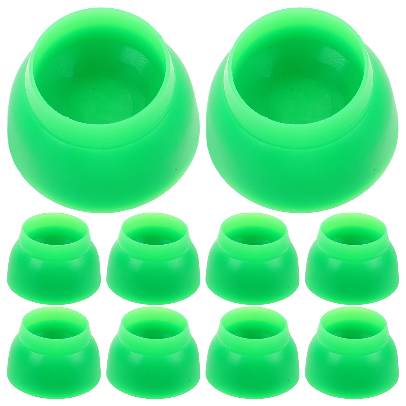 10-teilige Schrauben-Schiebekappen-Abdeckkappen für Kinder zur Befestigung von Naughty Castle aus grünem Kunststoff für Kleinkinder