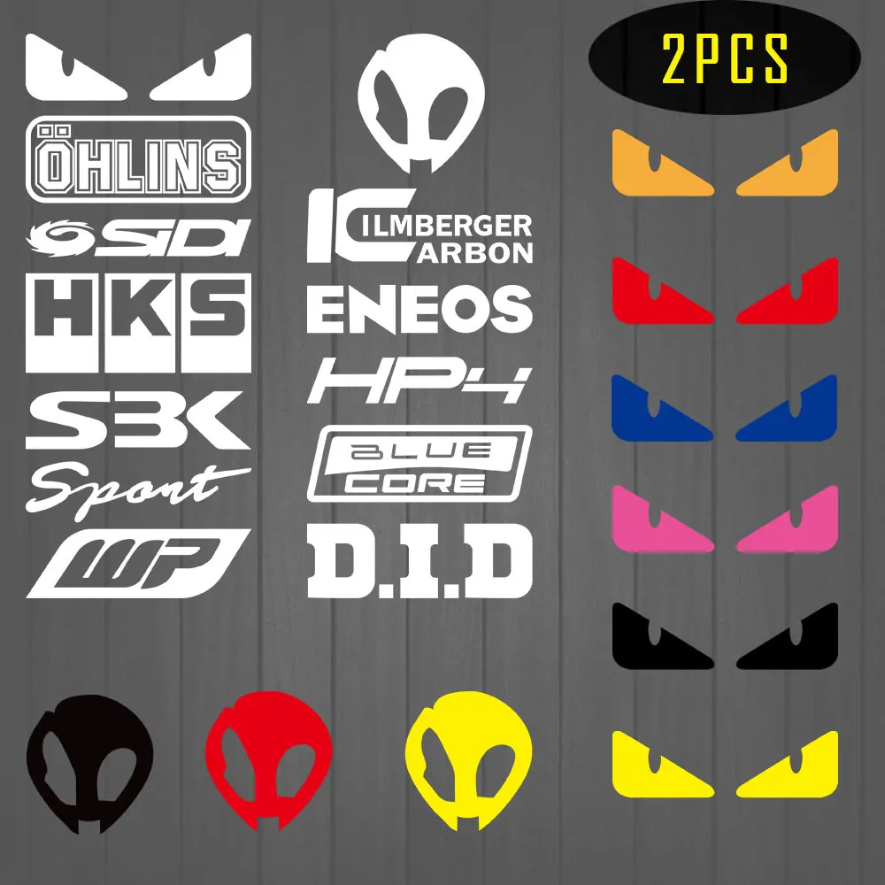 1Set Full Set Alien Head Logo Decals Fit BMW S1000RR HP4 R1200GS R1250R F900R Motorcycle Upper Fairing Ornament Stickers