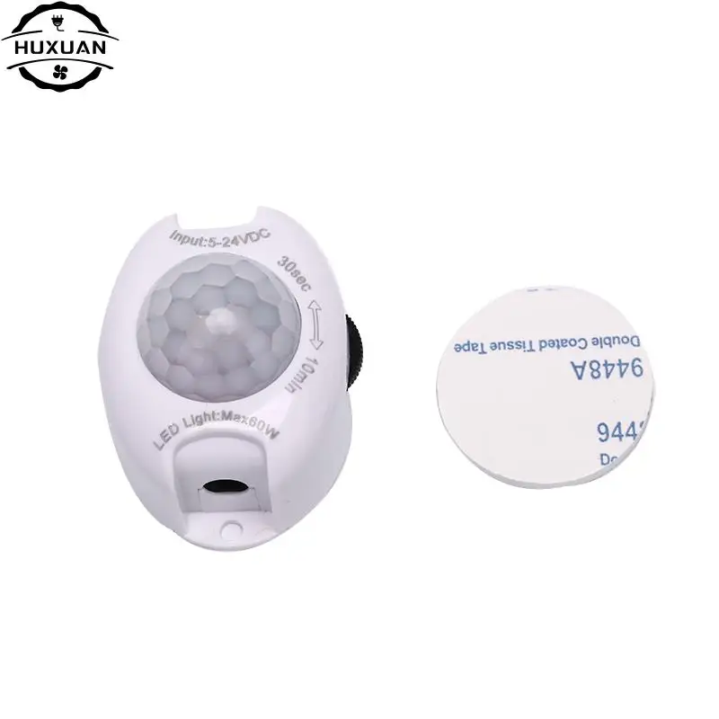 1PCS New Motion Sensor Light Switch 5V 24V DC Movement Detector Activated Automatic Switch