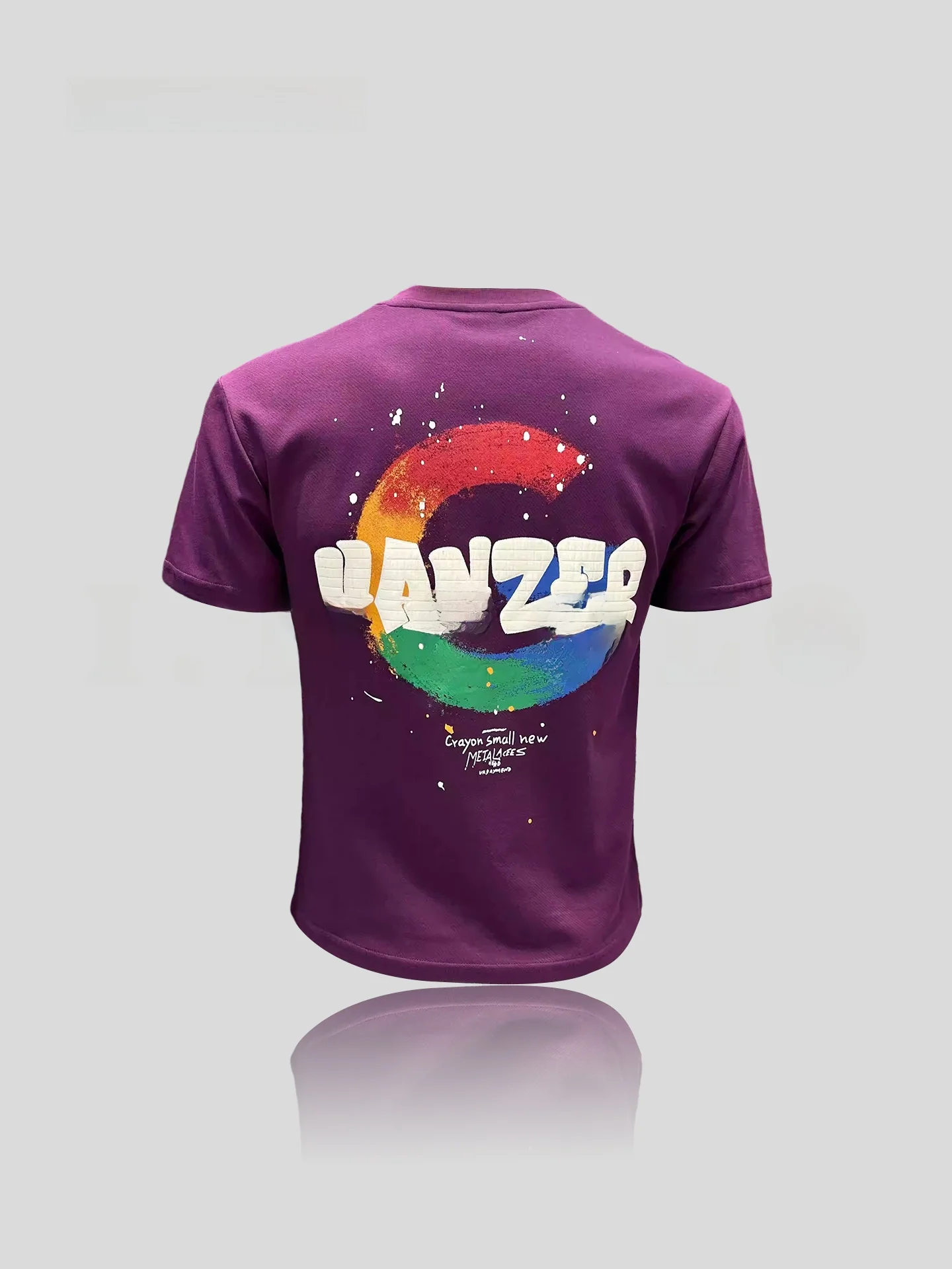

Slim Fit Short Sleeve T-Shirt Men's Fashion Summer Breathable Lightweight Tee I.T Brand Embroidered Print Casual Wear