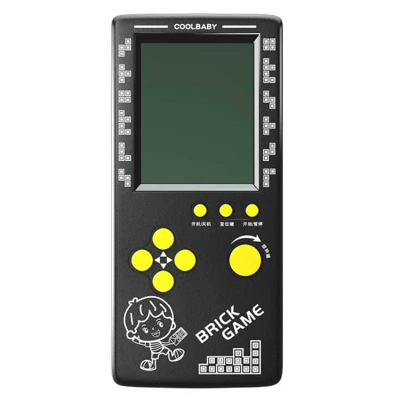 

4.1 Inch Large Screen Mini portable Classic Handheld Game Machine Brick Game Kids Toy With Game Music Playback