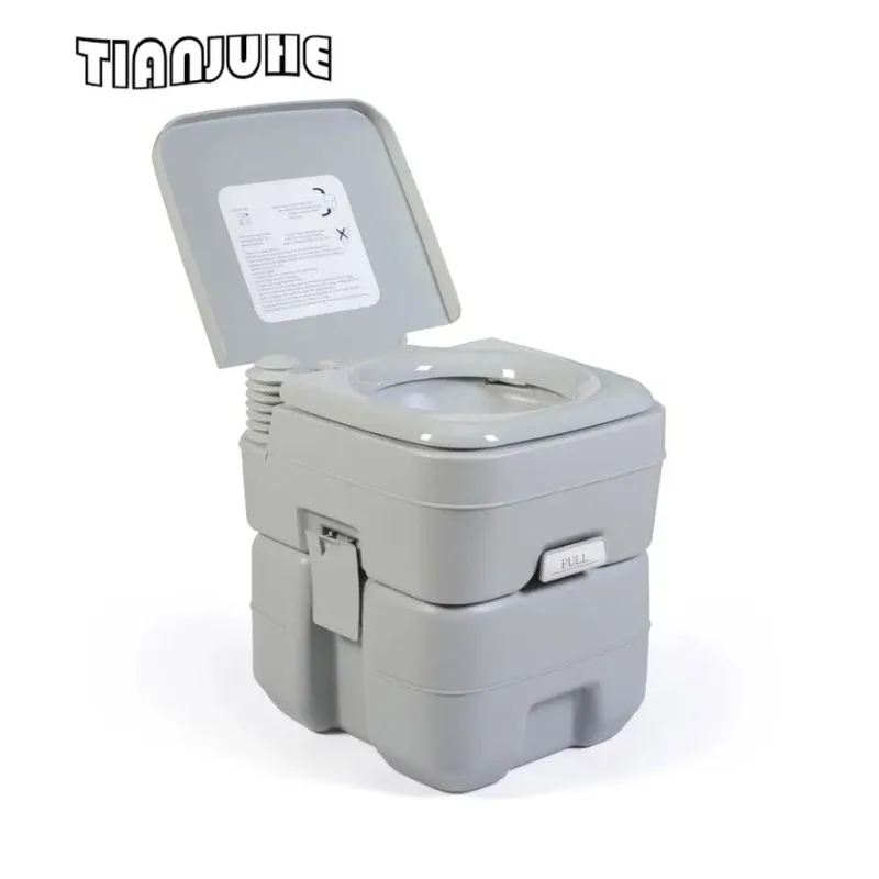 

Waste Tank Portable Indoor Outdoor Toilet Compact Double-outlet Anti-leak Seal Ring Commode for Camping RV Boating Fishing