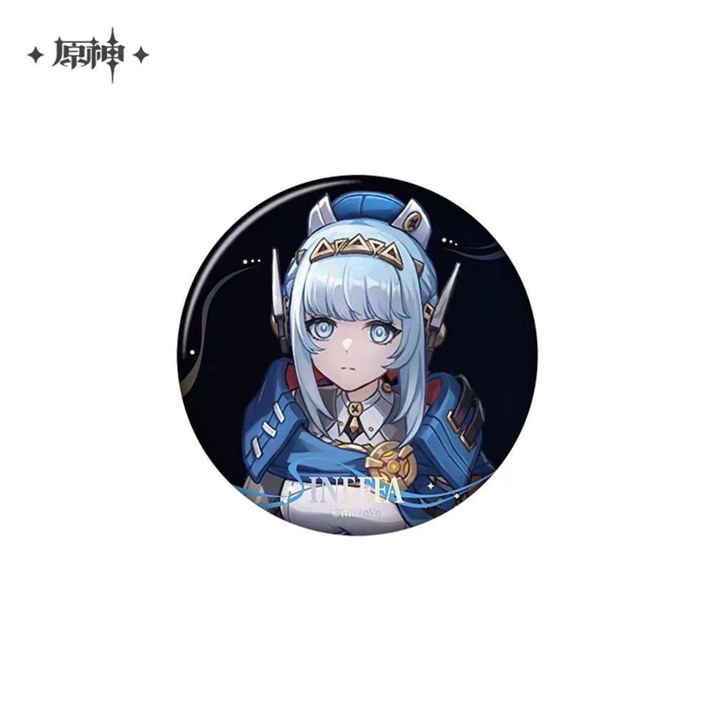 58 مللي متر لعبة جينشين تأثير أغنية ويلكين القمر كيريل تشودوميروفيتش فلينز تأثيري حلي شارة دبوس SPTE صفيح بروش ﻿   برو