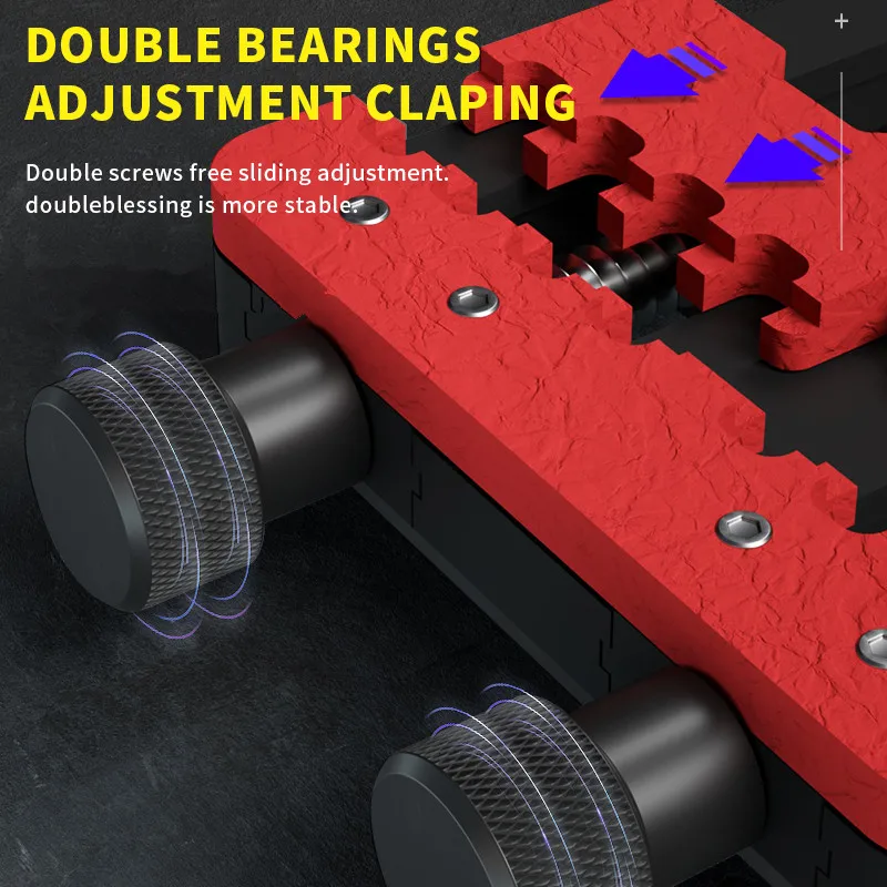 MECCANICO MR6 Air Dispositivo di riparazione universale con supporto per scheda madre PCB a due cuscinetti per morsetto per rimozione colla chip IC CPU del telefono