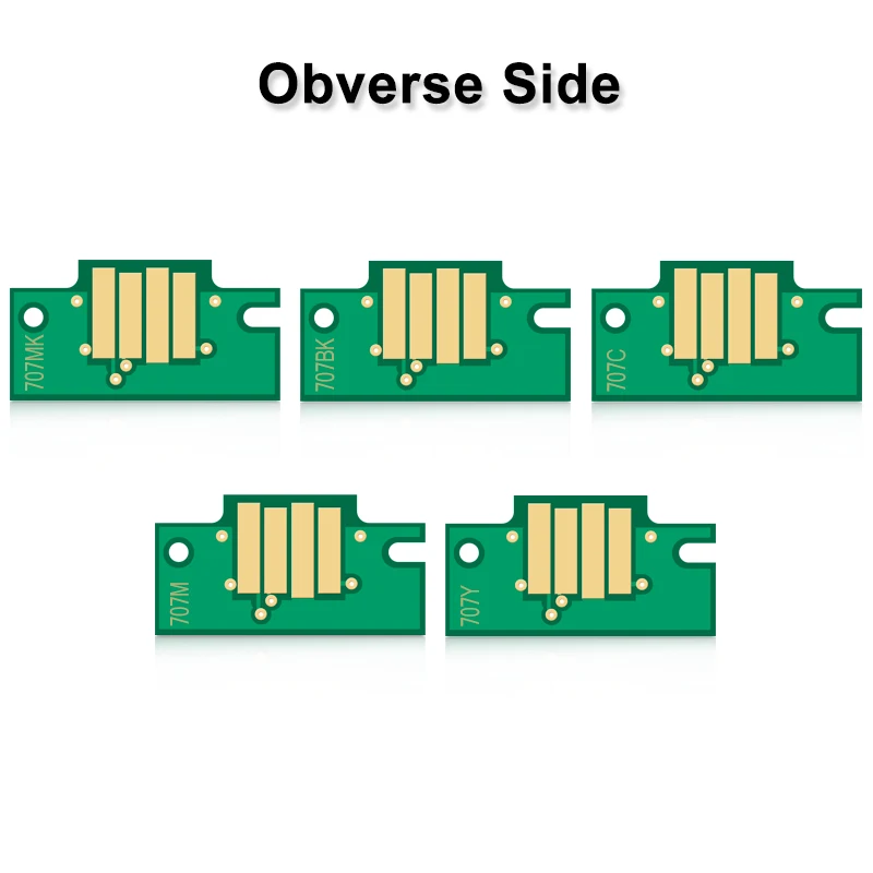 PFI-707 Ink Cartridge Chip For Canon imagePROGRAF IPF830 IPF840 IPF850 IPF-830 IPF-840 IPF-850 Printer Single-use chip