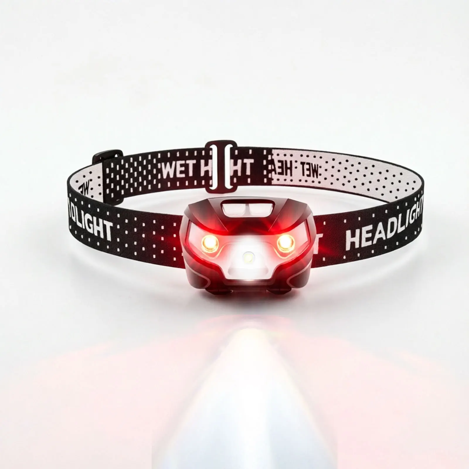 LED Mini Headlamp 5 Modes White Red Headlight Torch 3 AAA Battery Camping Hunting Flashlight Lamp Beekeeping Fishing Flash Light