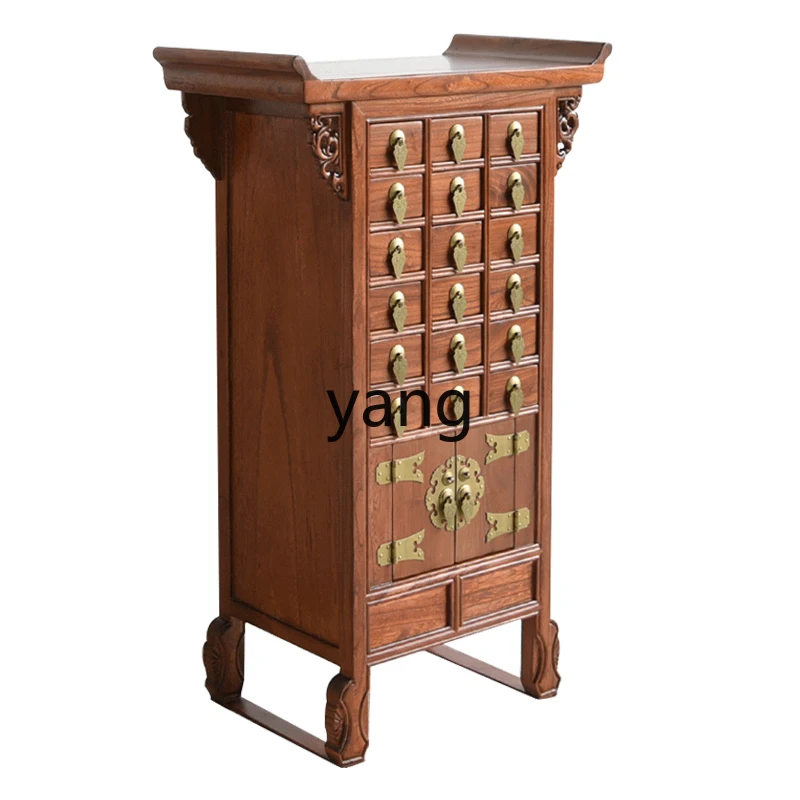 

TGF Chinese style elm furniture multi-chest cabinet aisle foyer furniture decorative small cabinet