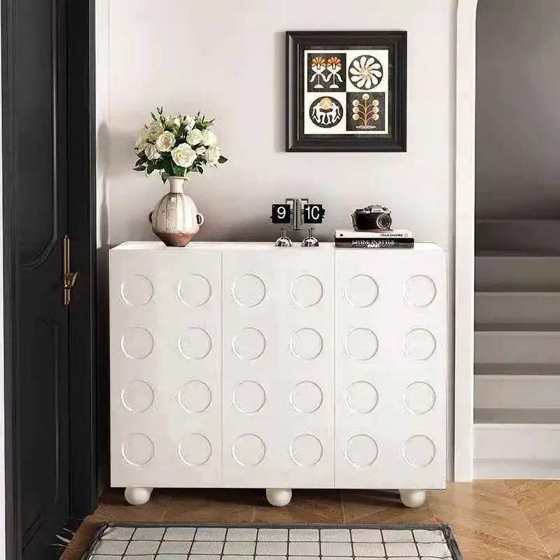 Black Modern Shoe Cabinet Organizer Minimalist Wooden Entryway Shoe Cabinet Corridor Storage Sapateira Small Apartment Furniture