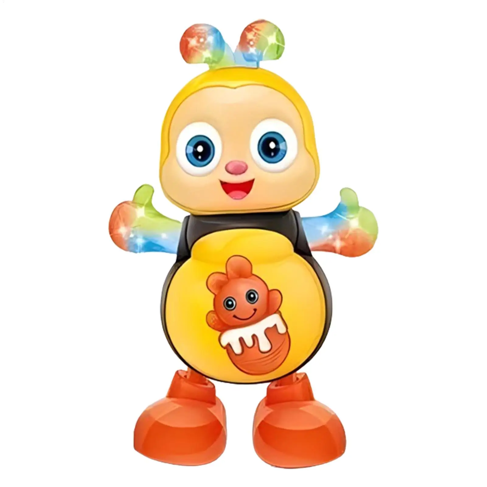 Elektrische Dansende Bij Knipperlicht Schud het Lichaam Speelgoed Leuke Muzikale Cartoon Dier Educatief Speelgoed voor Jongens Meisjes Kinderen Gift