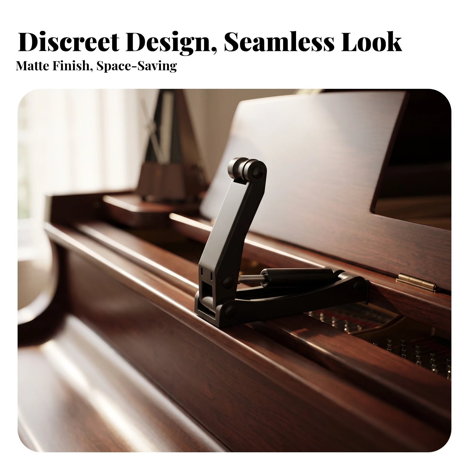 Piano Slow-Closing Accessory Metal Fallboard Decelerator Hydraulic Pressure Fallboard Decelerator Ultra-Thin for Technicians