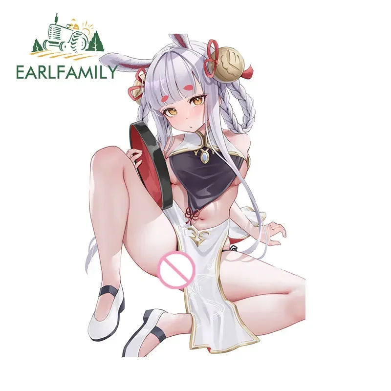 

EARLFAMILY 13 см X 8,8 см IJN Shirayuki мультфильм Chibi Автомобильная Наклейка виниловая Водонепроницаемая Зеркальная Наклейка для заднего вида доска для серфинга граффити