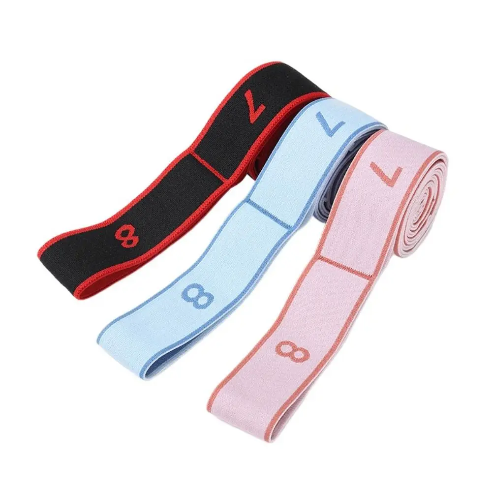 8/10/12 Grid Yoga Resistance Band Elastic Yoga Training Fitness Resistance Bands Crossfit Exercise Textile Cotton
