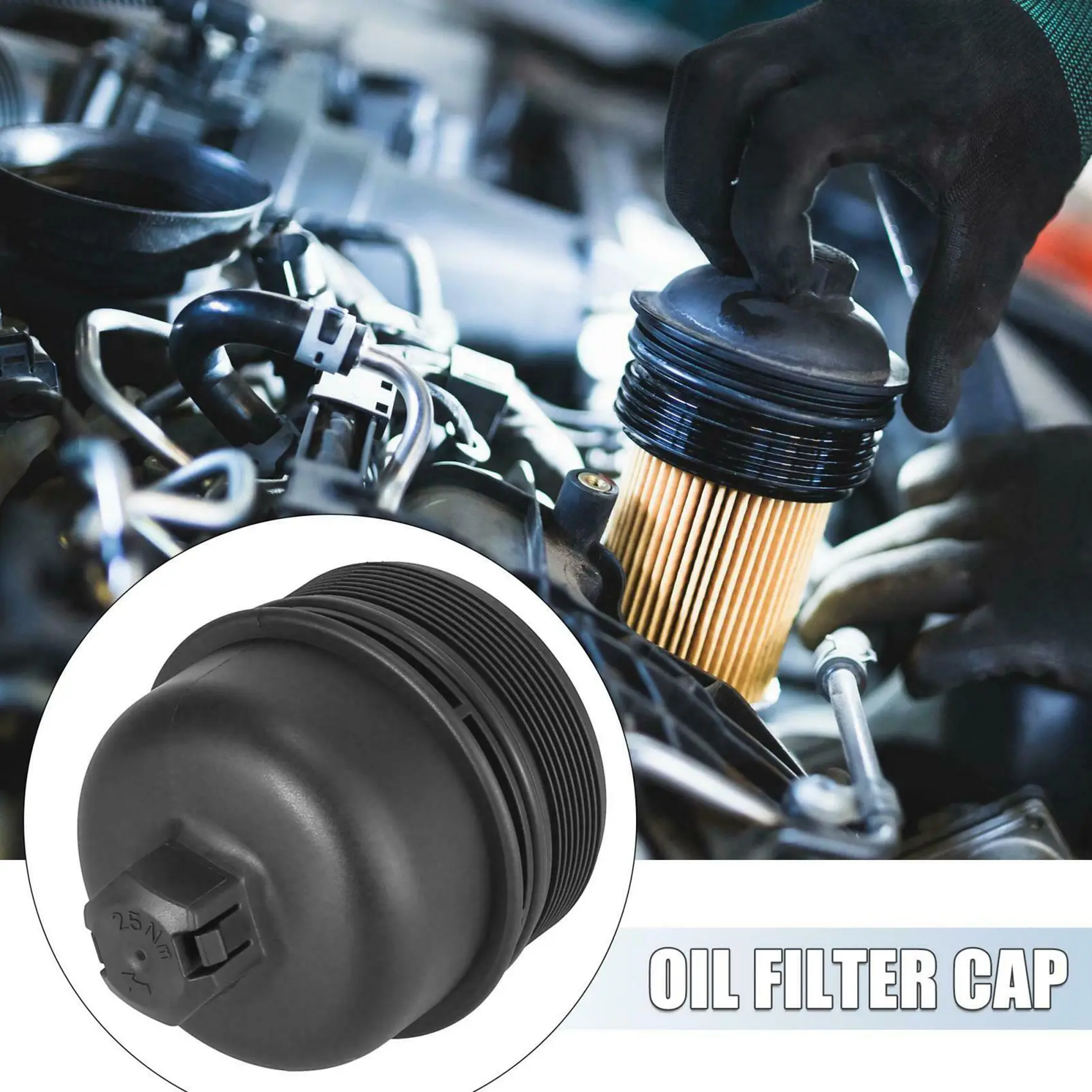 NEW HOT In Stock-Engine Oil Filter Housing Cover Cap For Land Rover Freelander 2 2006-2014 For Range Rover Evoque LR006205