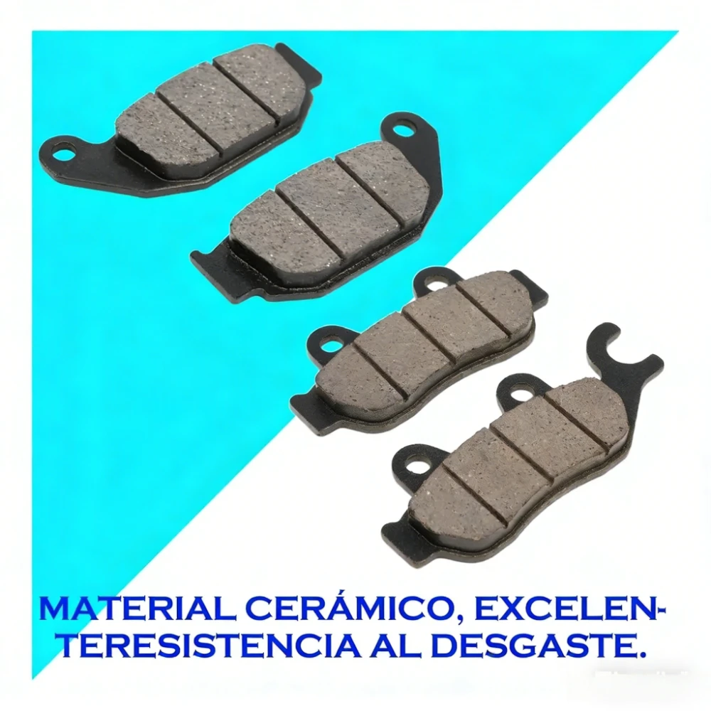 4PCS Motorcycyle Front Rear Brake Pads Fit For Vento Alpina 300 Brake Pad Brake Pads Replacement Vc06070029 Vc15070028 Brake Pad