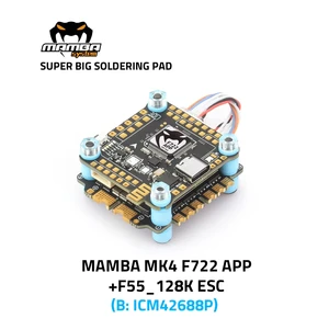 Diatone Mamba F722 App Mk4 Wifi/DJI Flight Controller Stack F7 45a/55a/65a 128k Blheli32 ESC 6S 4IN1 DSHOT1200ブラシレスESC 6ベストセールスF7ミニ-4