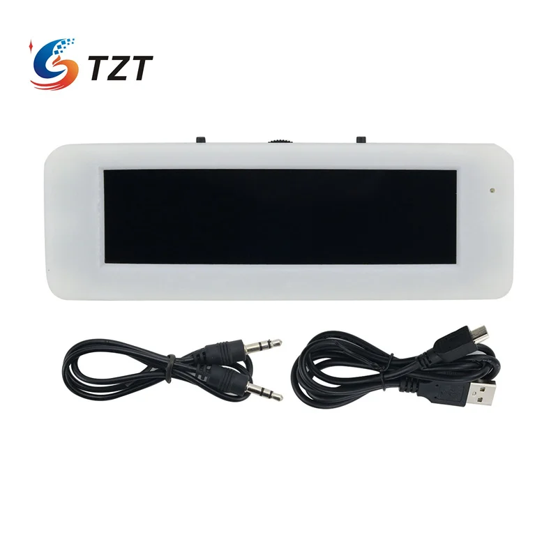 

TZT 3.12" OLED Music Spectrum Display Audio VU Meter Vehicle Professional Hifi Spectrum Module White