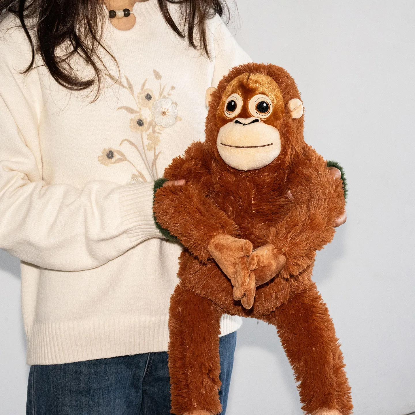 

Новая плюшевая игрушка-обезьянка Punch Monkey, милая аниме-игрушка, подарок на день рождения или Рождество