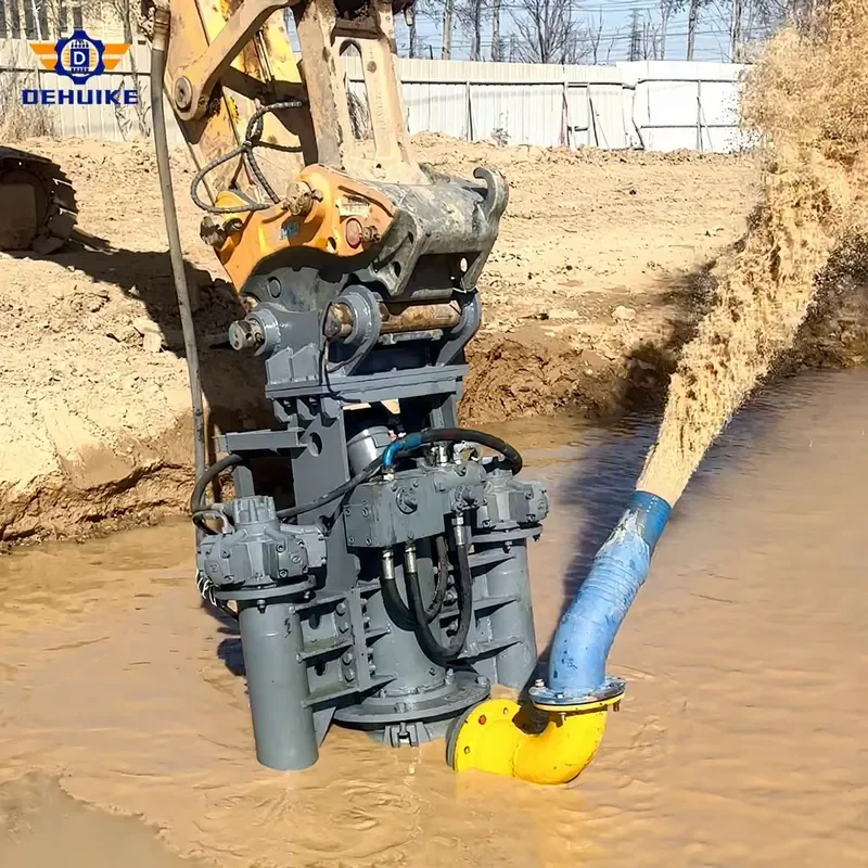Some Accessories Free Sand Dredging Mining Hydraulic Dredge Submersible Slurry Pump With Low Failure Rate Hydraulic Slurry