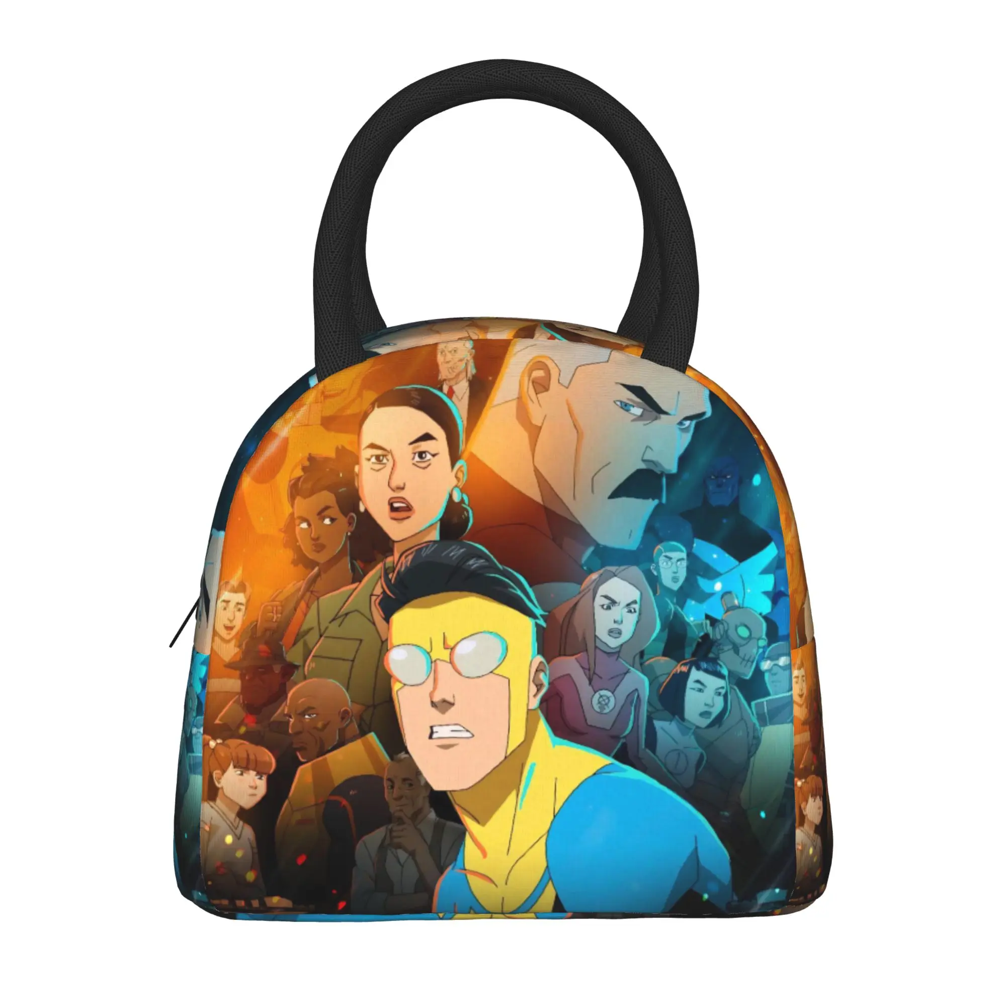 Invincibles Comic Accessories Insulated Lunch Bag For Picnic  Food Box Portable Cooler Thermal Lunch Box