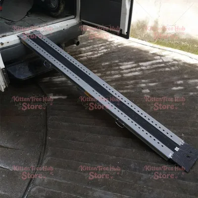 Electric Bike Motorcycle Ramp - Folding High Load-Bearing Staircase Step Board