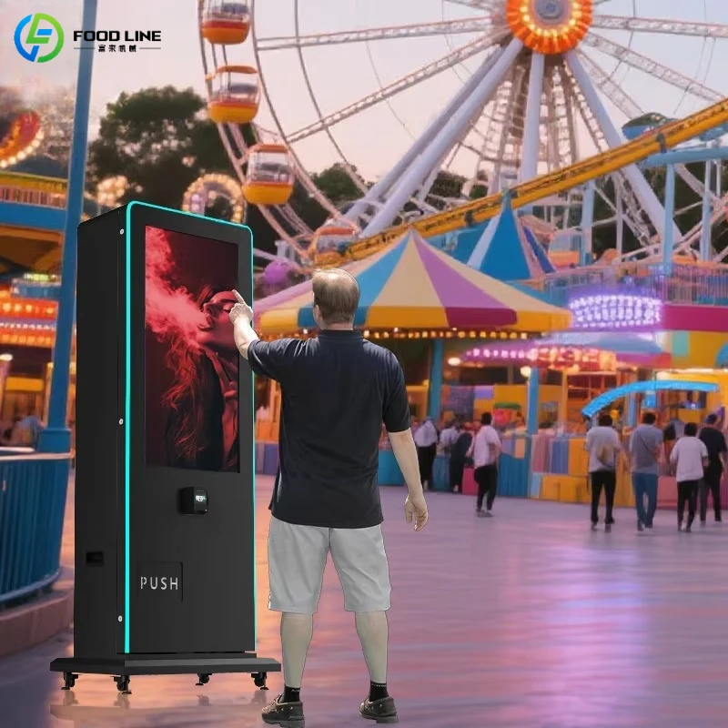Customized User Friendly Age Restricted Vending Machine AI Face Recognition Self Service Selling Equipment