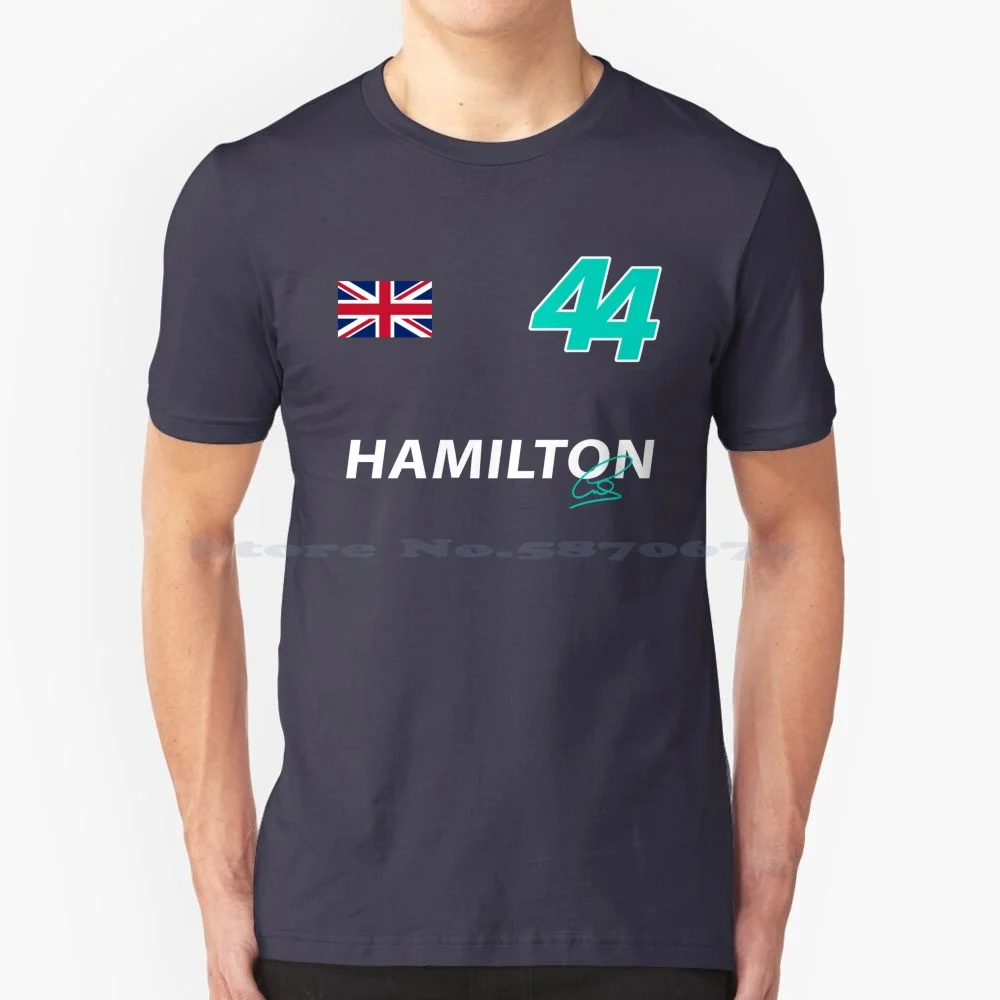 Lewis British T Shirt 100% Cotton Tee Hamilton Lewis Lewis Hamilton 2022 Team Racing Motorsport