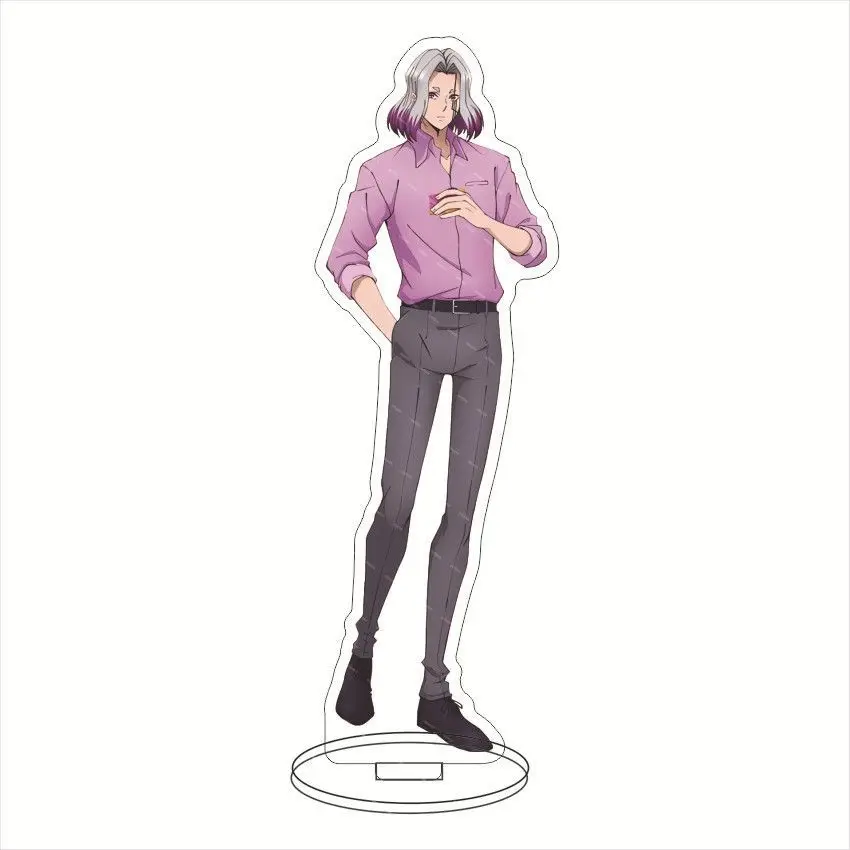 Mashle: Magic and Muscles Rayne Ames Abel Walker Abyss Razor Double Sided Acrylic Stand Ornament Adornment Collection Souvenir