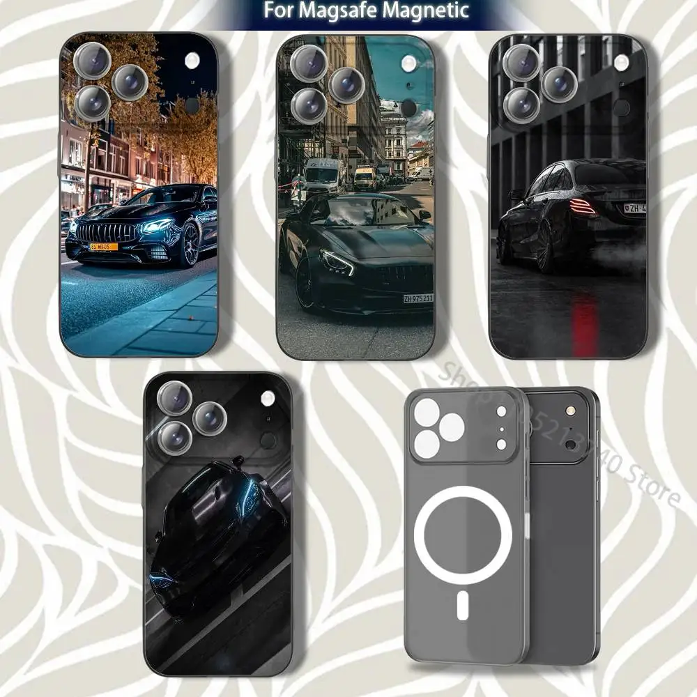 

cool car B-Benz-S Phone Case For iPhone 16,14,11,17,13,15,12,Air,Plus,Pro,Max,E,Mini Frosted for MagSafe Magnetic Grey