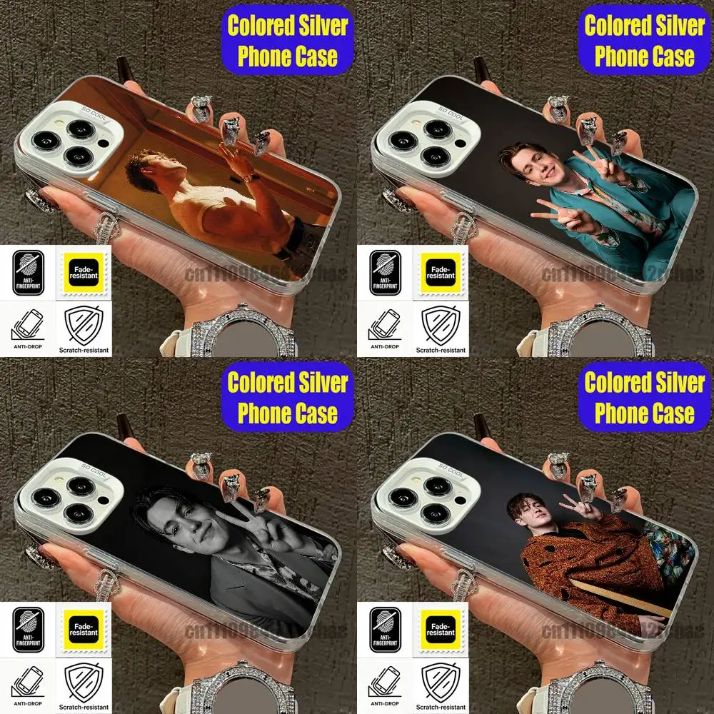 

For Actor K-Kit Connor Phone Case iPhone 15,17,11,14,13,16,12,E,Max,Plus,Air,Pro,Mini Custom Color Silver Cover