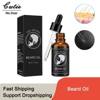 Facial Hair Beard Growth Oil for Men Thicken Soft Smooth Nourish Beard Oil Natural Mustache Growing Essential Oil Beard Care
