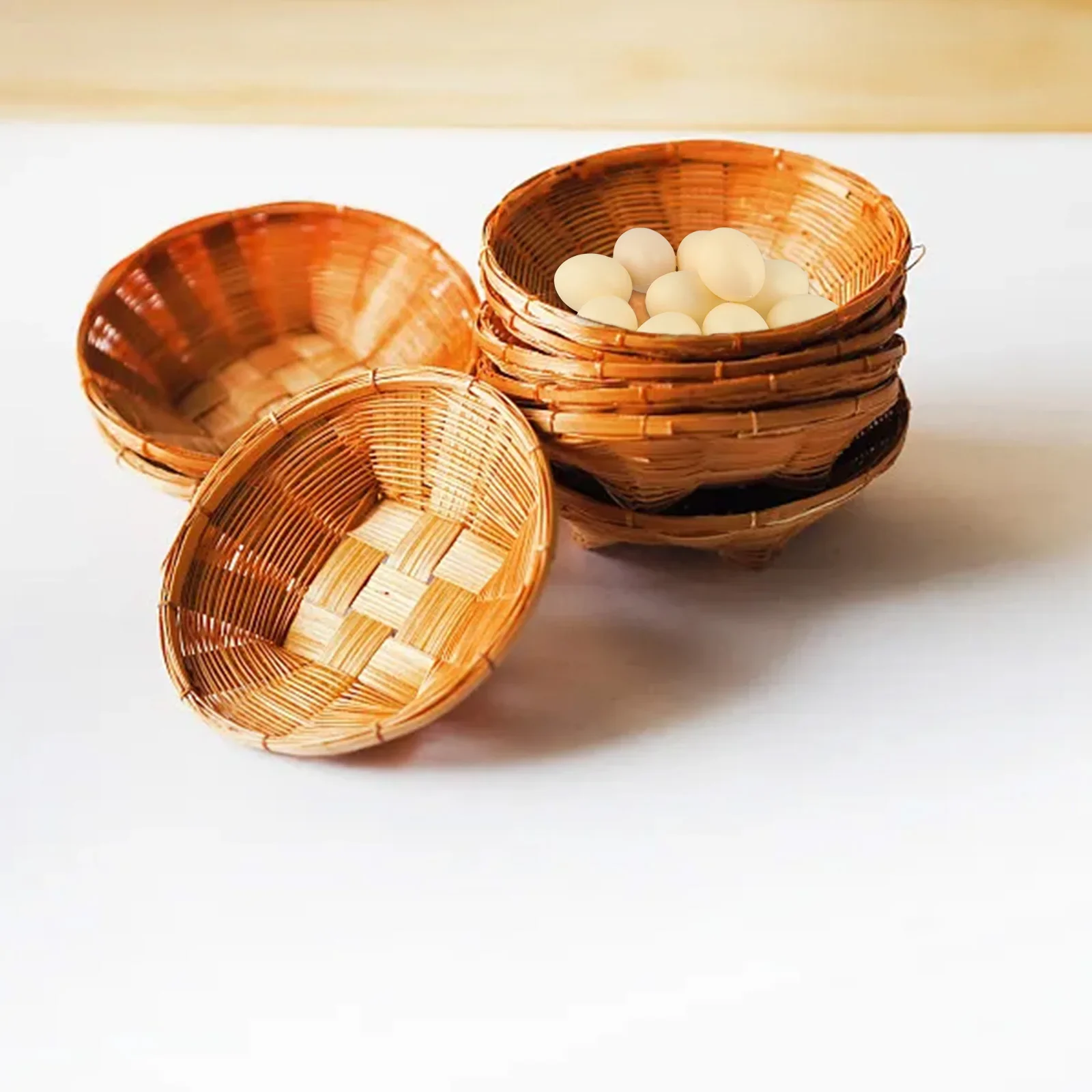 Afbeelding 6: 10 faux kippeneieren voor gevogelte voor het nestelen Stimuleert kippen om eieren te leggen voor doe-het-zelf paasambachten en educatieve displays