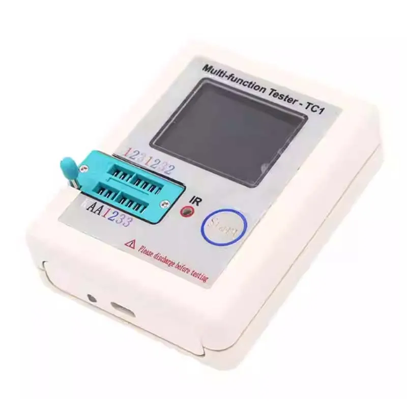 1.8 inch LCR-TC1 Multimeter Transistor Tester Diode Triode Condensator Weerstand MOSFET NPN PNP Triac MOS Test Meter