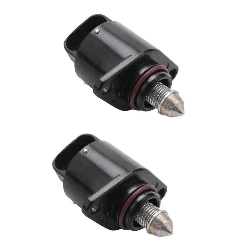 2 PCS 93744675 Idle Air Control Valve Black Car Accessories For Chevrolet Aveo Pontiac Wave 1.6L 04-08 /17059602/AC167/96434613