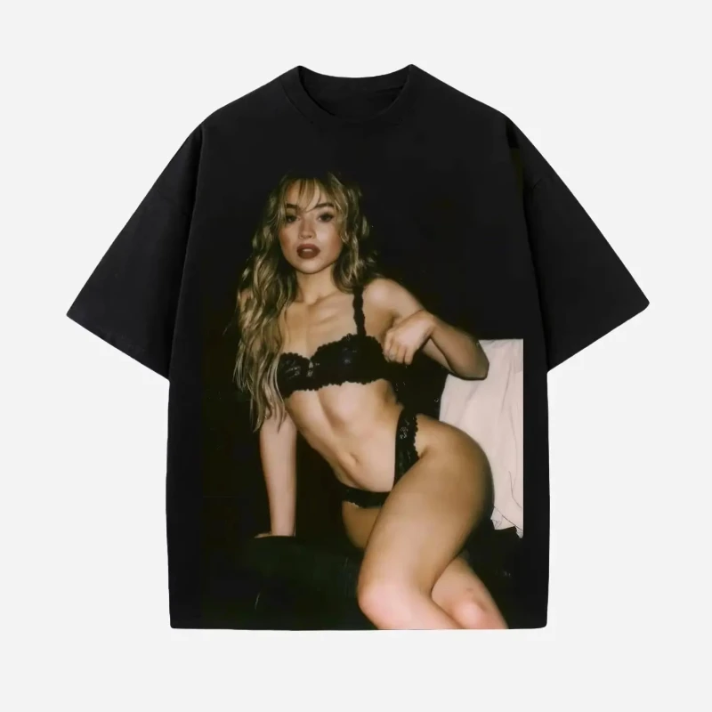 Sabrina Carpenter T-Shirt Unisex Retro 90s Sabrina 2026 Tour T-shirt Men Women T-Shirt Cotton Tee Short Sleeve Shirt Unisex Tops
