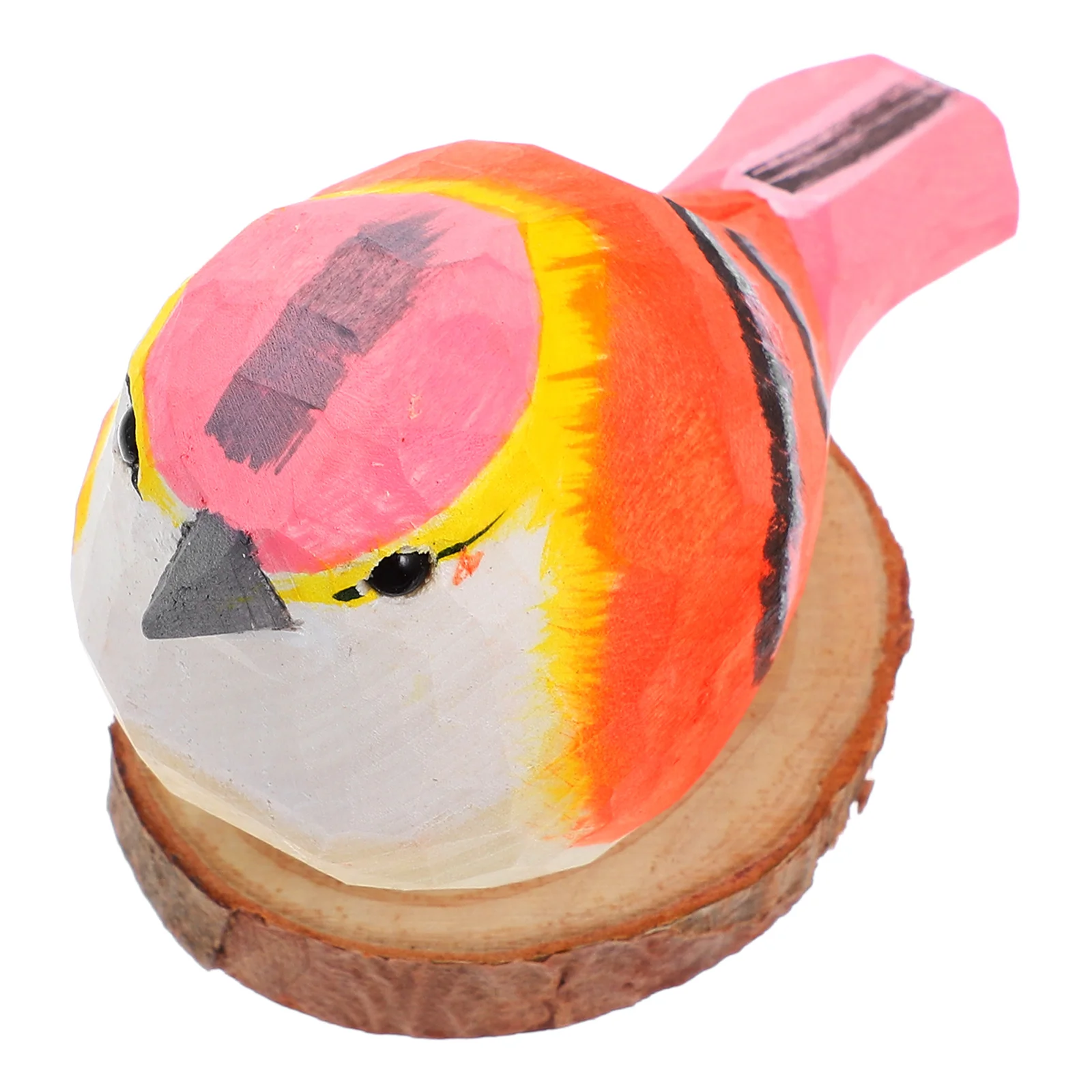 

Wooden Bird Statue Ornament Colorful Collection Mini Figurines Home Decor Basswood Carving Realistic Shape Bedroom Living Room