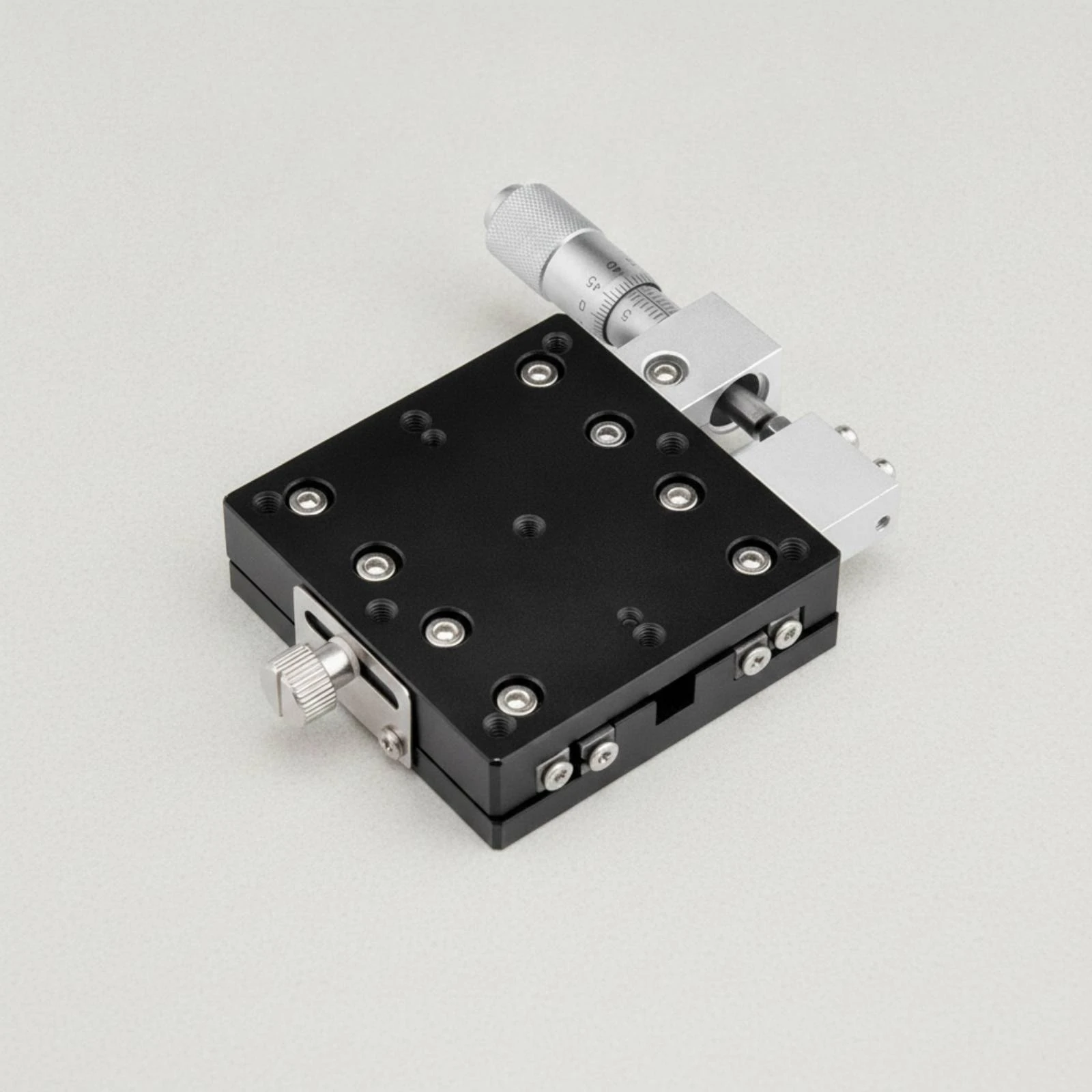 Manual Sliding Stage Precision Manual Displacement Platform Stable Rigid for Laboratory, Workbench