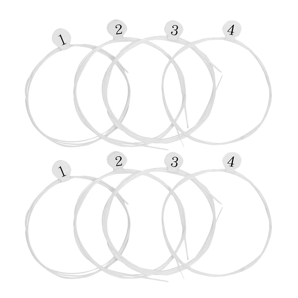 

8pcs String Set Nylon Replacement Durable Soprano Tenor Compatible Accessories Parts For Strings For Ukulele Nylon Ukulele