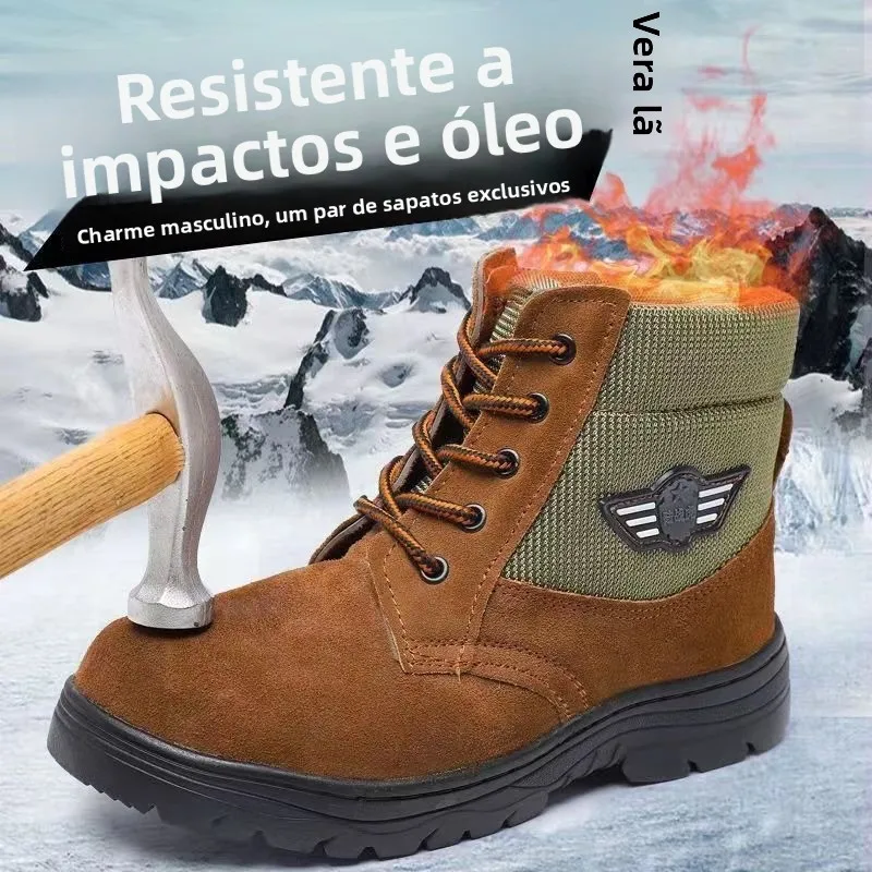 thickened-wool-snow-boots-men's-cold-proof-cotton-shoes-sheepskin-cowhide-large-head-shoes-leather-fur-integrated
