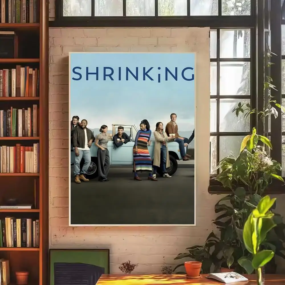 Light Hearted Comedy Series S-Shrinking Poster Premium PP Sticky Indoor Decor Wall Sticker, No Glue Needed, Easy Install