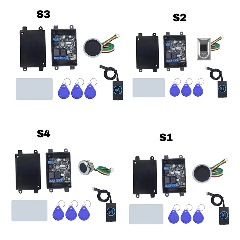 

Fingerprint Access Controller Nfc Electric Lock Control Relay Module Ic Card Induction Switch Bicycle Diy Unlock