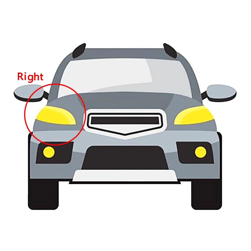 Koplampkap voor Ferrari F430 Auto, voorste koplampbehuizing, lampkap, lampkapjes, koplampbehuizing