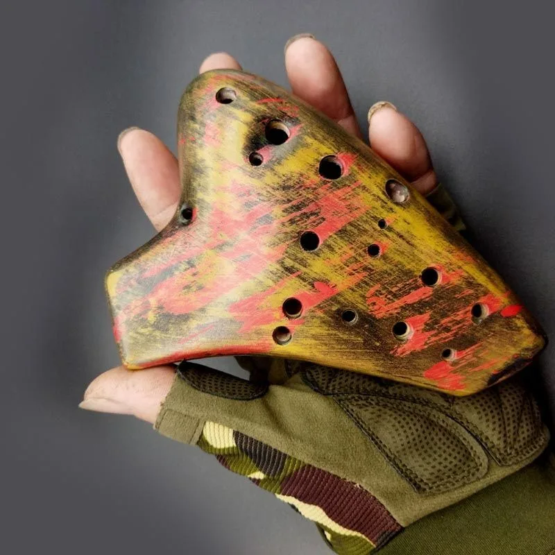 الفخار الأكرينا 16 حفرة الرجعية الأكرينا صفارات صغيرة دائم الأكرينا الناي المهنية الأطفال الكبار الرياح آلة موسيقية