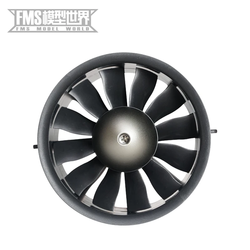 FMS Model Aircraft Accessories 90mm 12 Blade Ducted Powertrain System Internal Rotor Motor Aircraft Model Engine