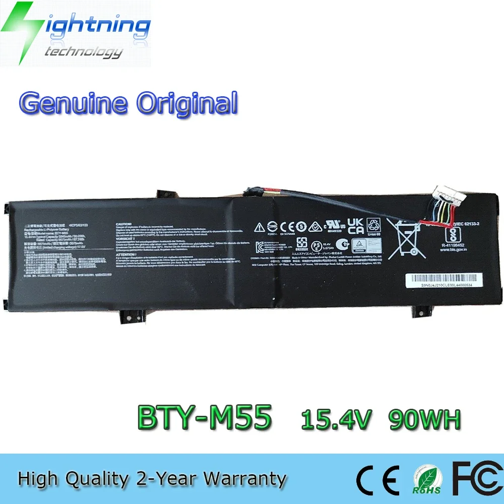 

Brand New Genuine Original BTY-M55 15.4V 90Wh Laptop Battery for MSI Alpha 15 A3DDK A4DEK B5EEK B5EX 7447925QA055H 925QA055H